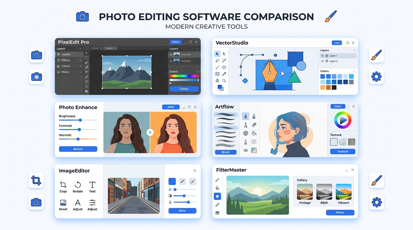best photo editing software comparison 2026