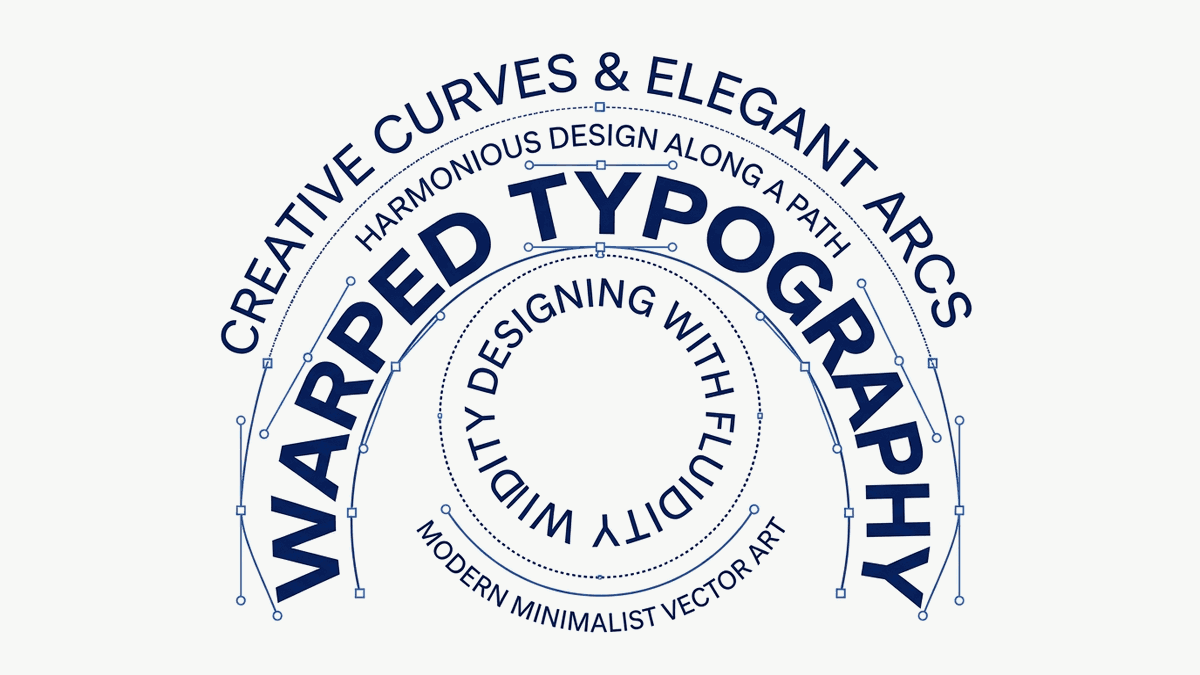 How to curve text in Photoshop along an arch or path