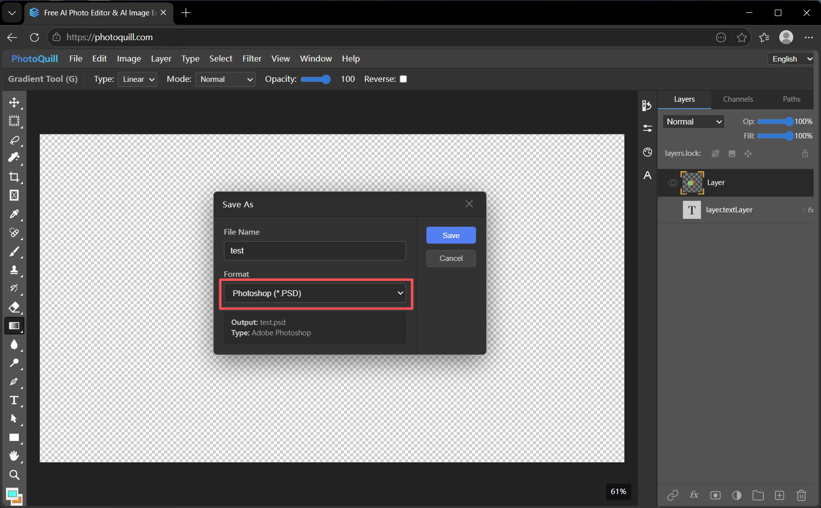 Advanced selection tool and layers acting like traditional Photoshop